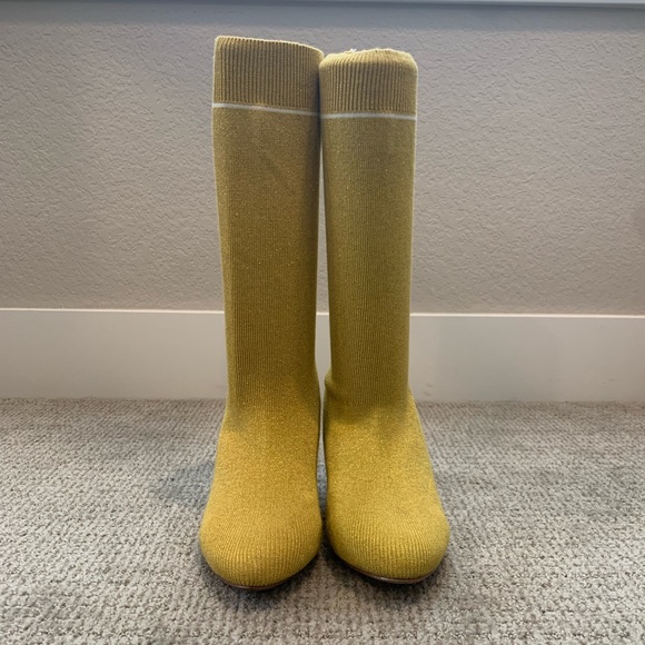 Gold Sock Boots - Picture 3 of 9